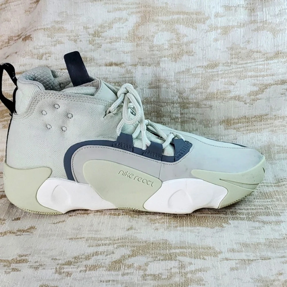 Nike React Frenzy NRG Seaglass Men's US 8.5 Light Bone - Picture 11 of 14